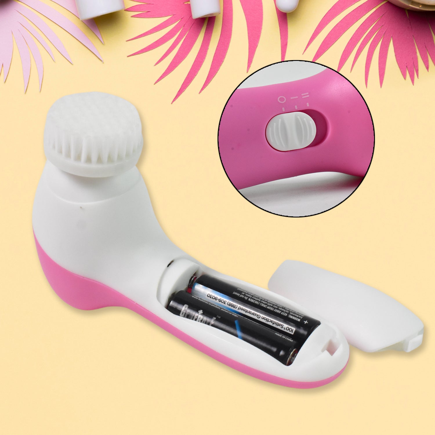 Facial Beauty Brush, Face Massager (1 Pc / With 2 AA Battery Included) Facial Beauty Brush, Face Massager (1 Pc / With 2 AA Battery Included)